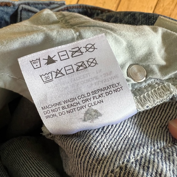 COPY - Reformation | Peyton slit hem high rise boot cut jean | Palermo wash | s… - Picture 13 of 13